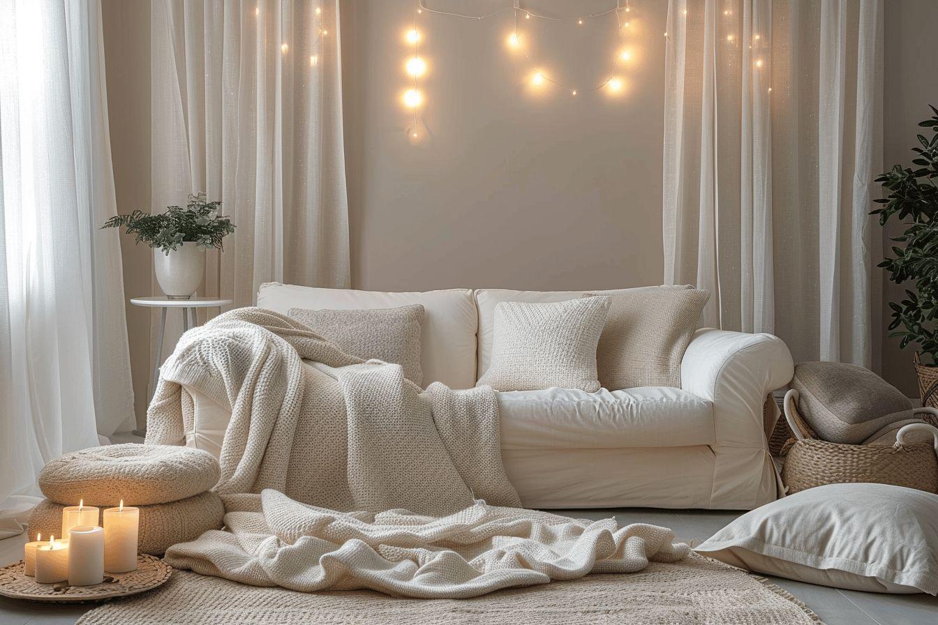 Cocooning salon taupe et blanc: Comment créer un salon cocooning