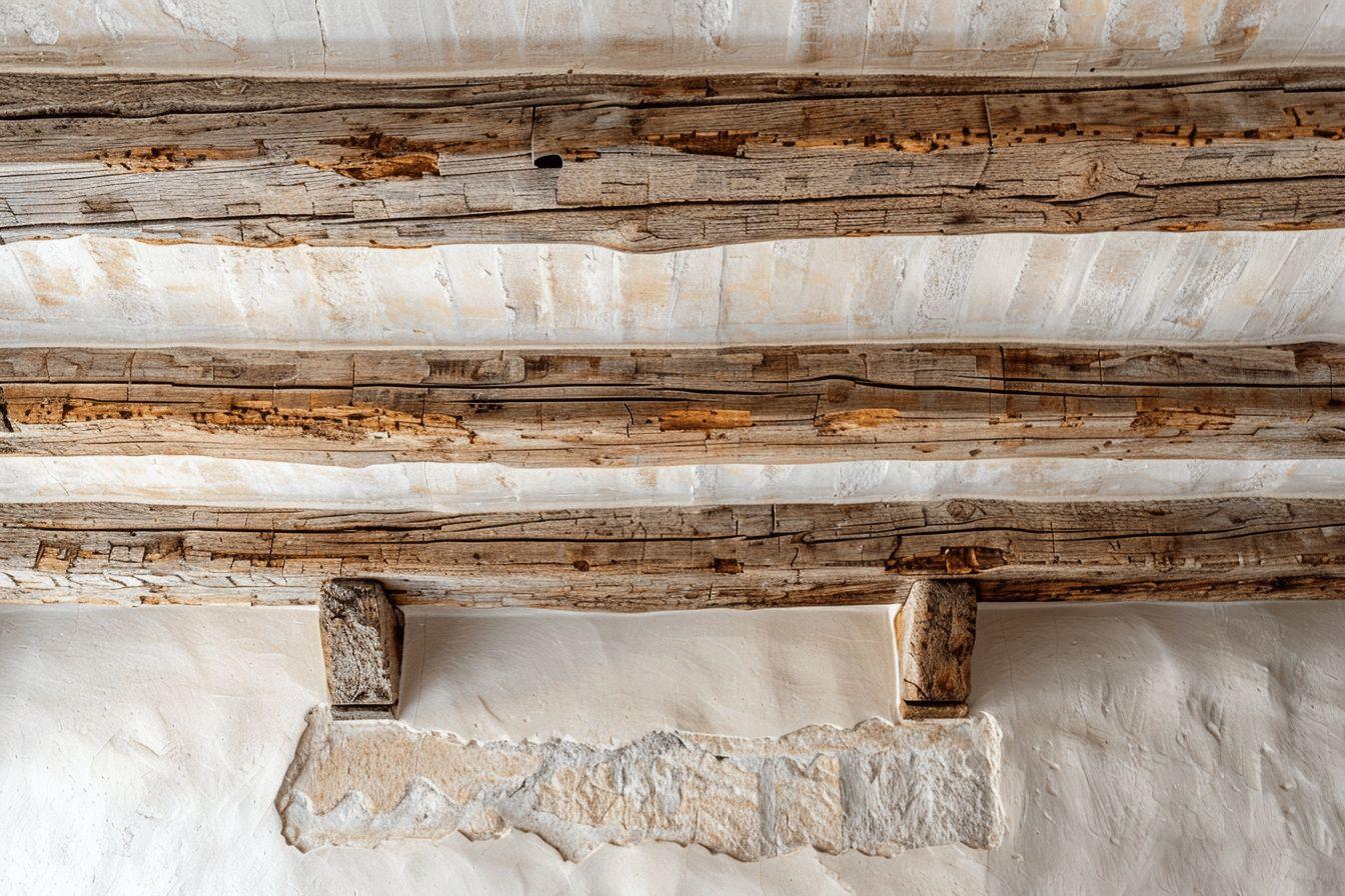Comment rénover un plafond entre poutres anciennes ?