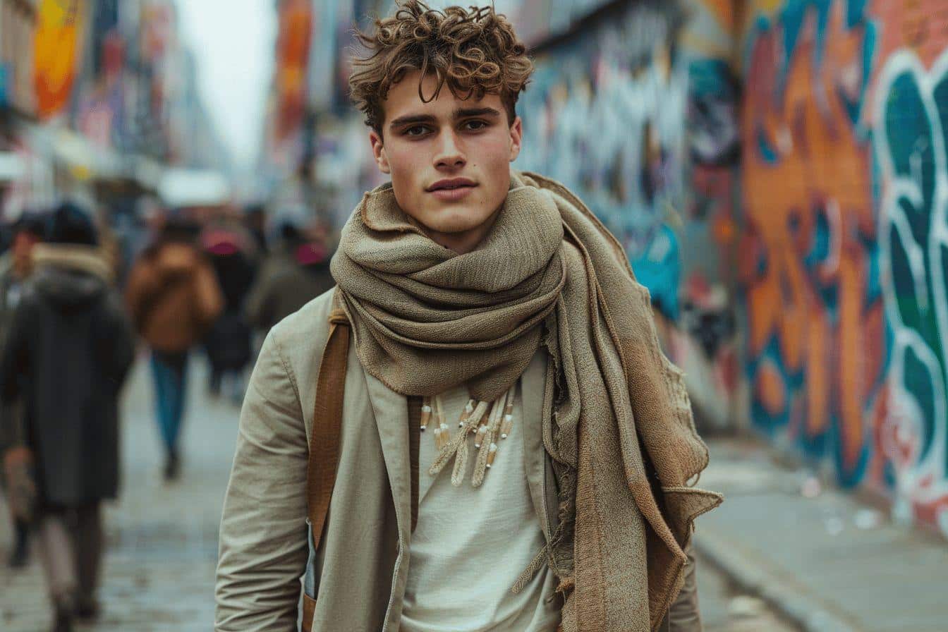 Foulard homme, il se porte avec tout !